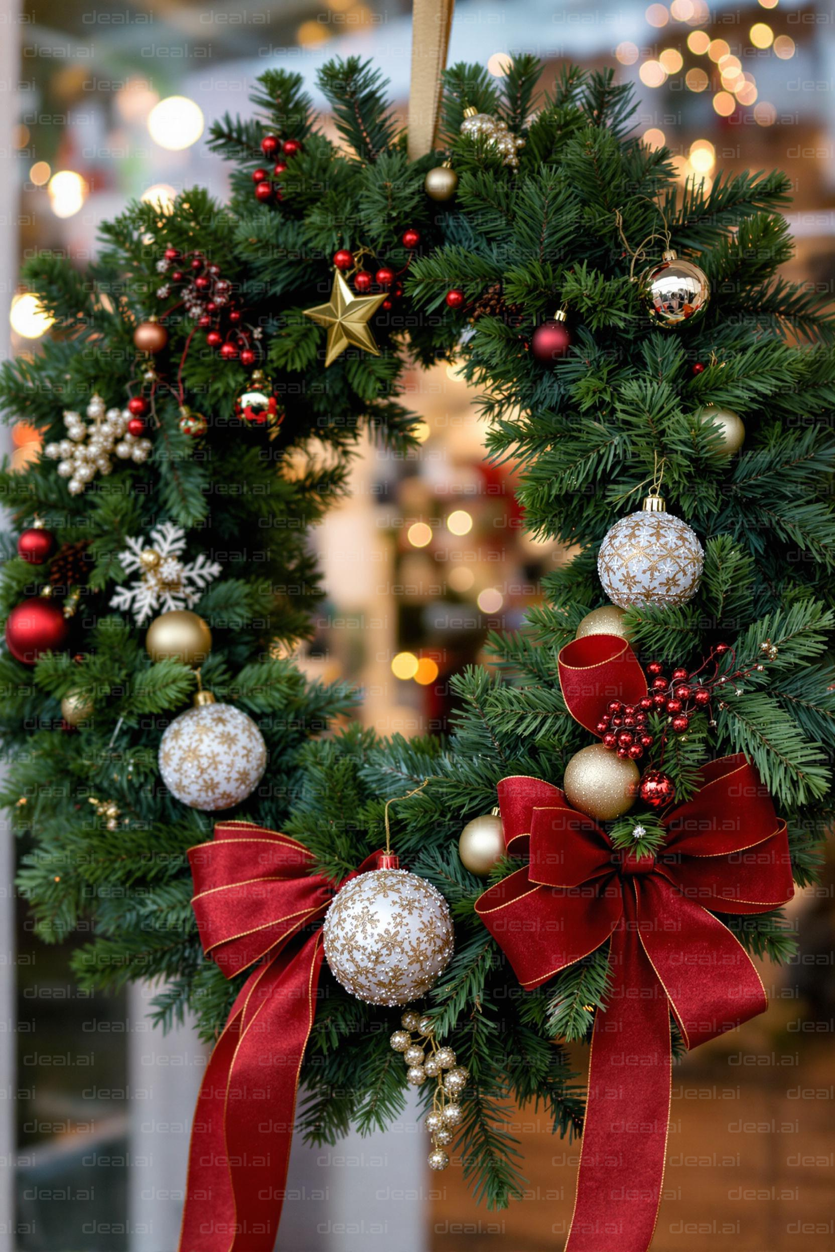 Festive Holiday Wreath Decor