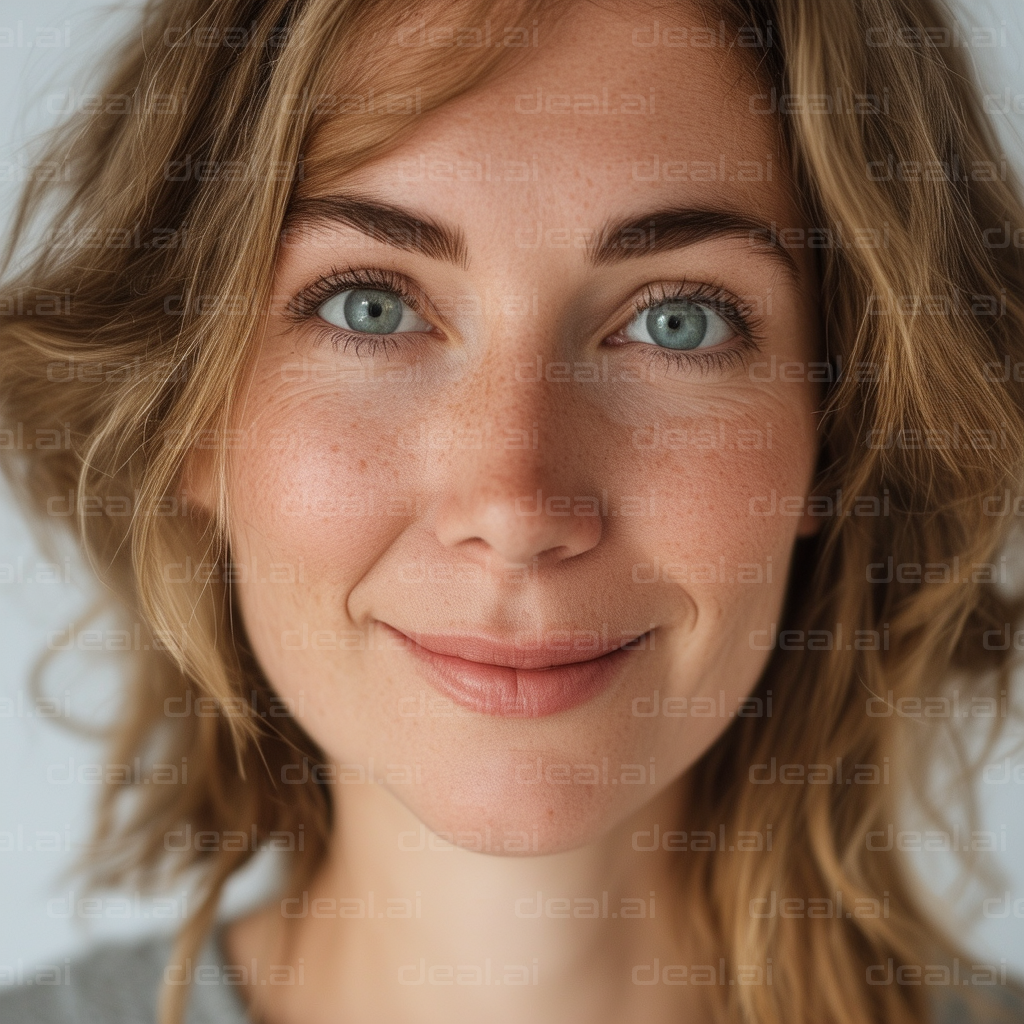 Smiling Portrait of a Young Woman