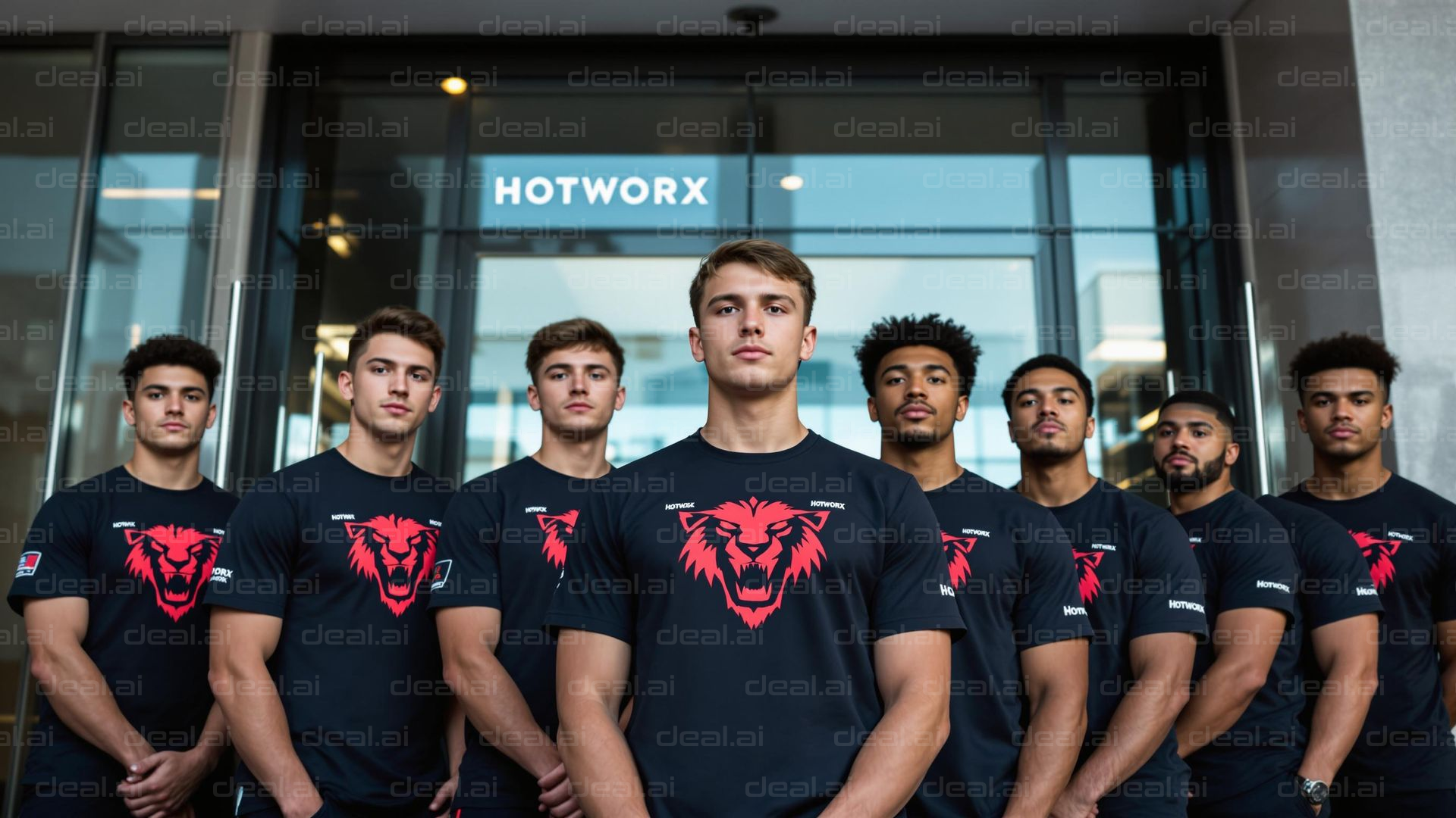Team Unity in Front of Hotworx Studio