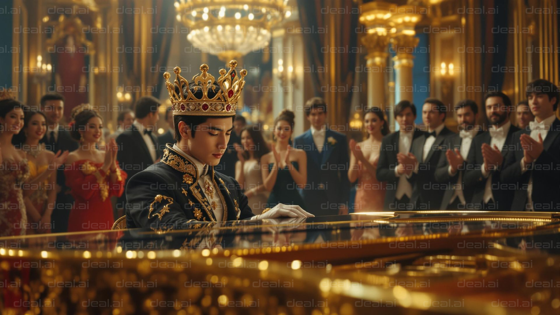 Royal Ball Pianist's Performance