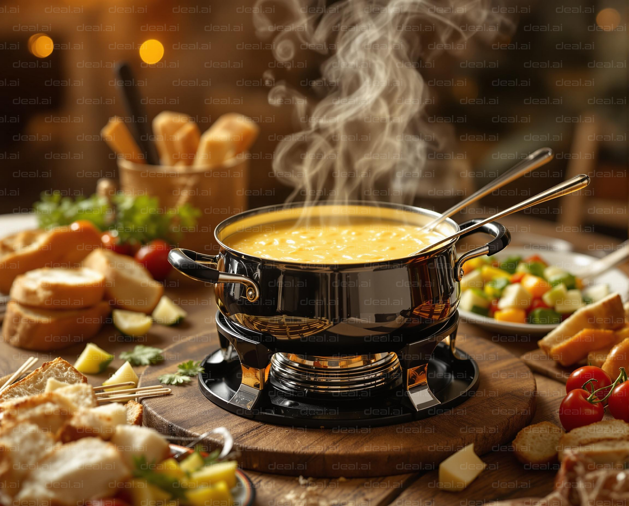 Cheese Fondue Feast