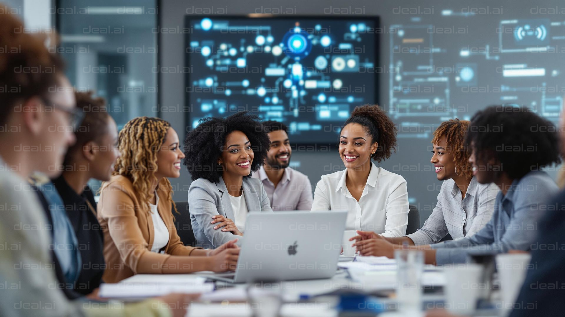 Team Collaboration in Modern Office