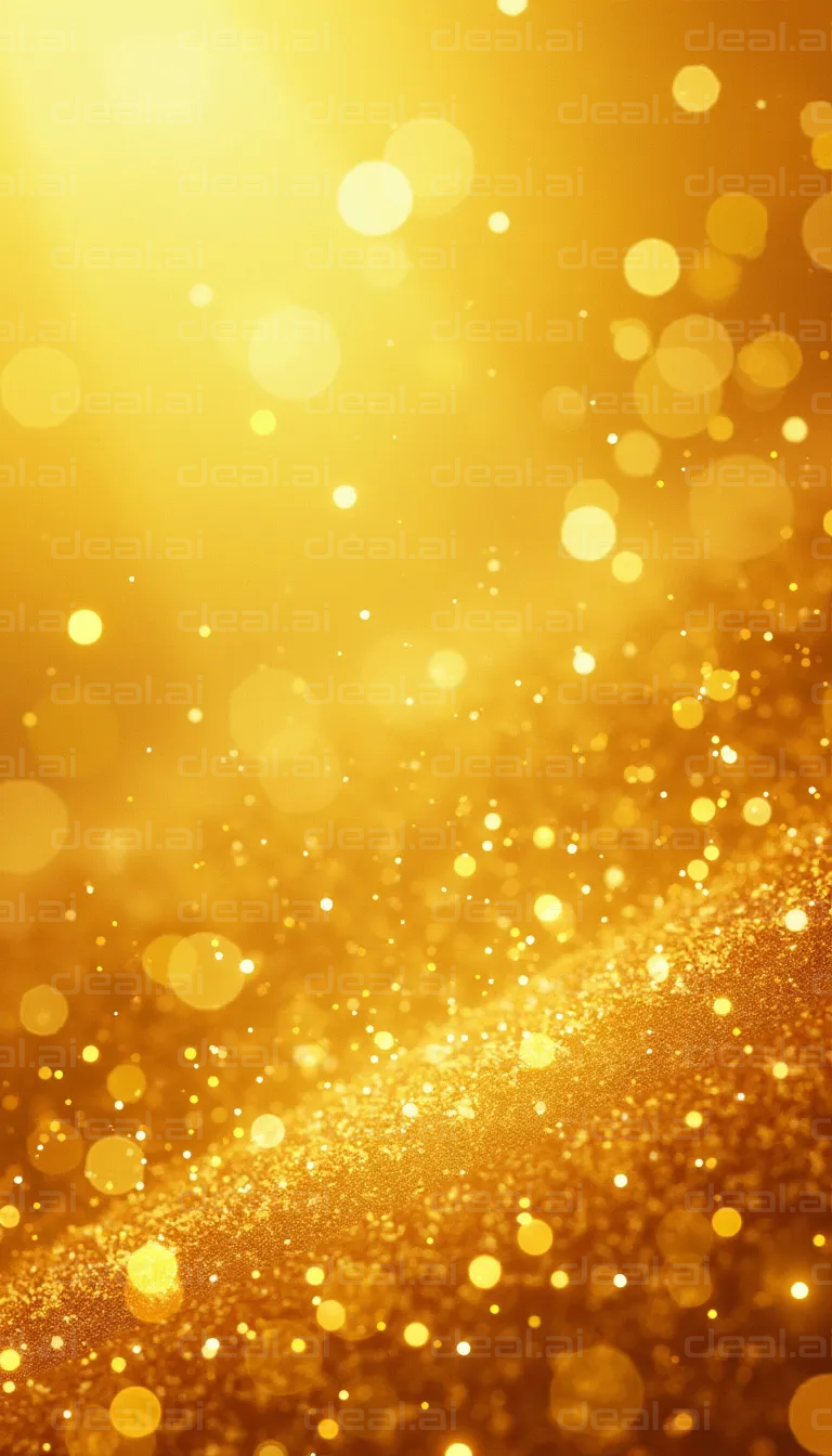 "Golden Glitter Background"