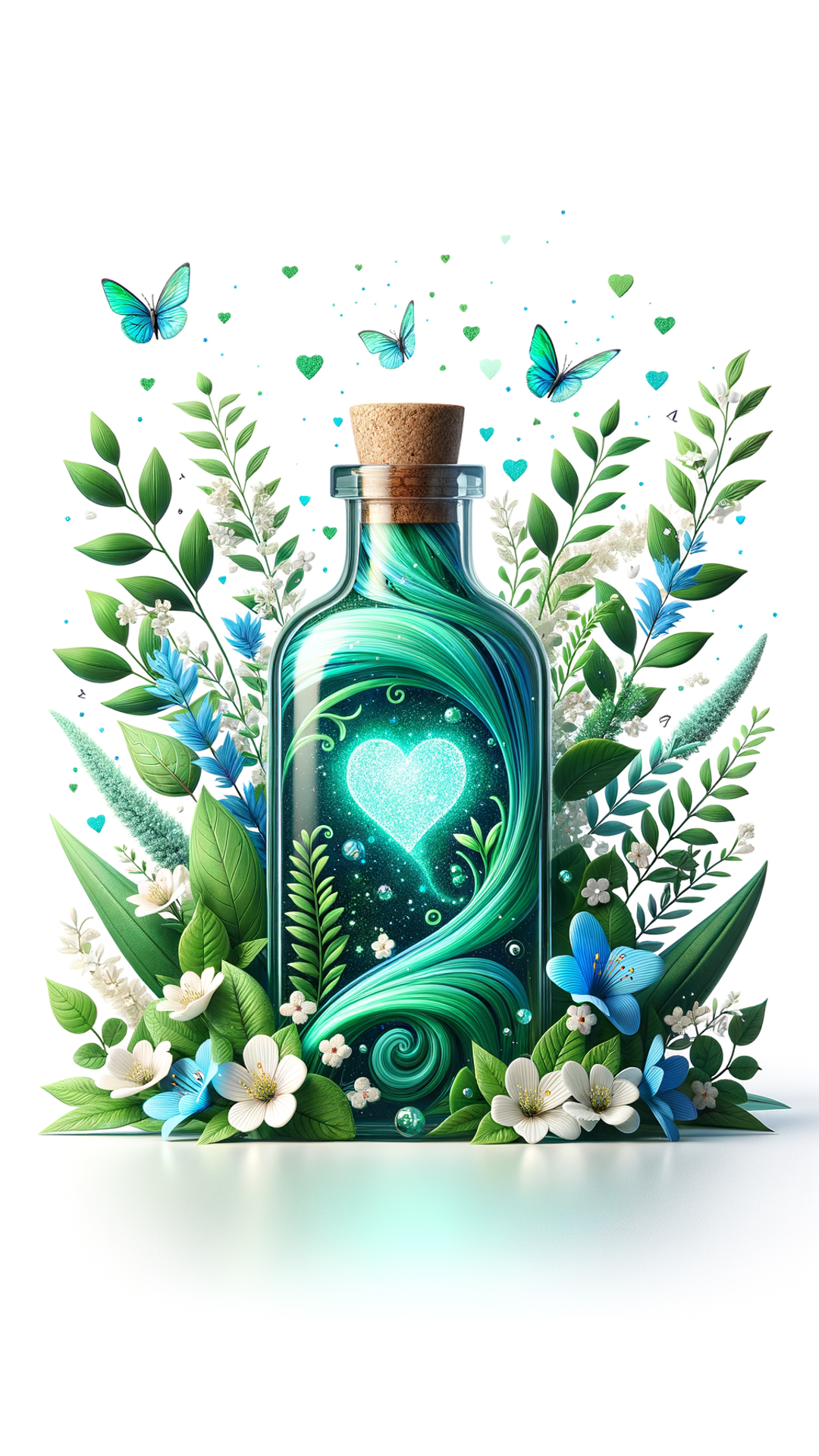 Magic Love Potion in a Bottle