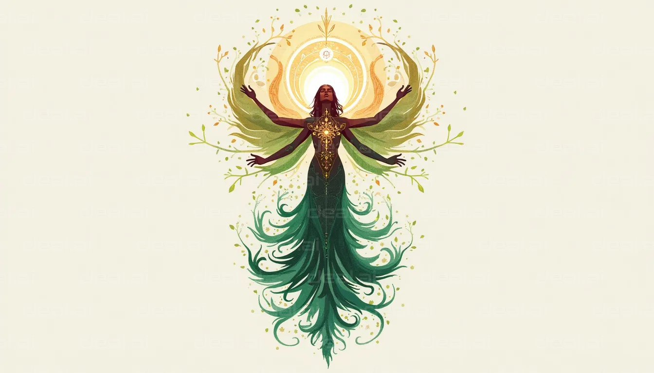 "Celestial Forest Guardian"