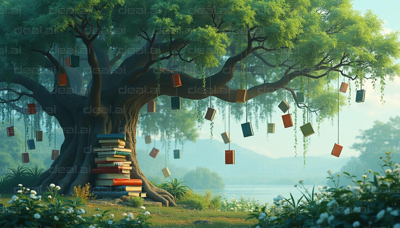 "Tree of Knowledge by the Lake"