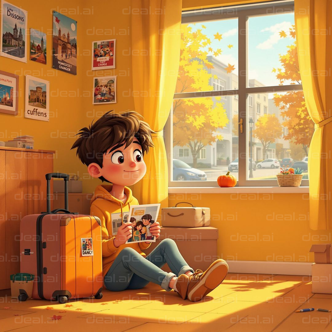 "Autumn Memories in a Cozy Room"