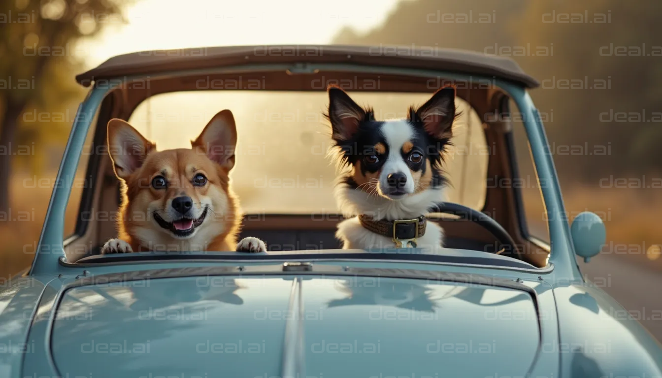 "Pups on a Joyride Adventure"