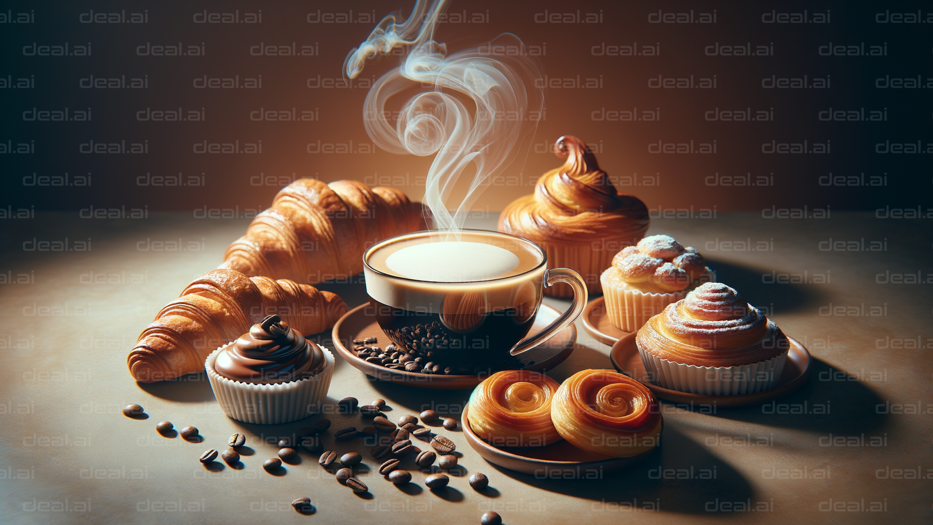 Cozy Coffee and Pastry Delight