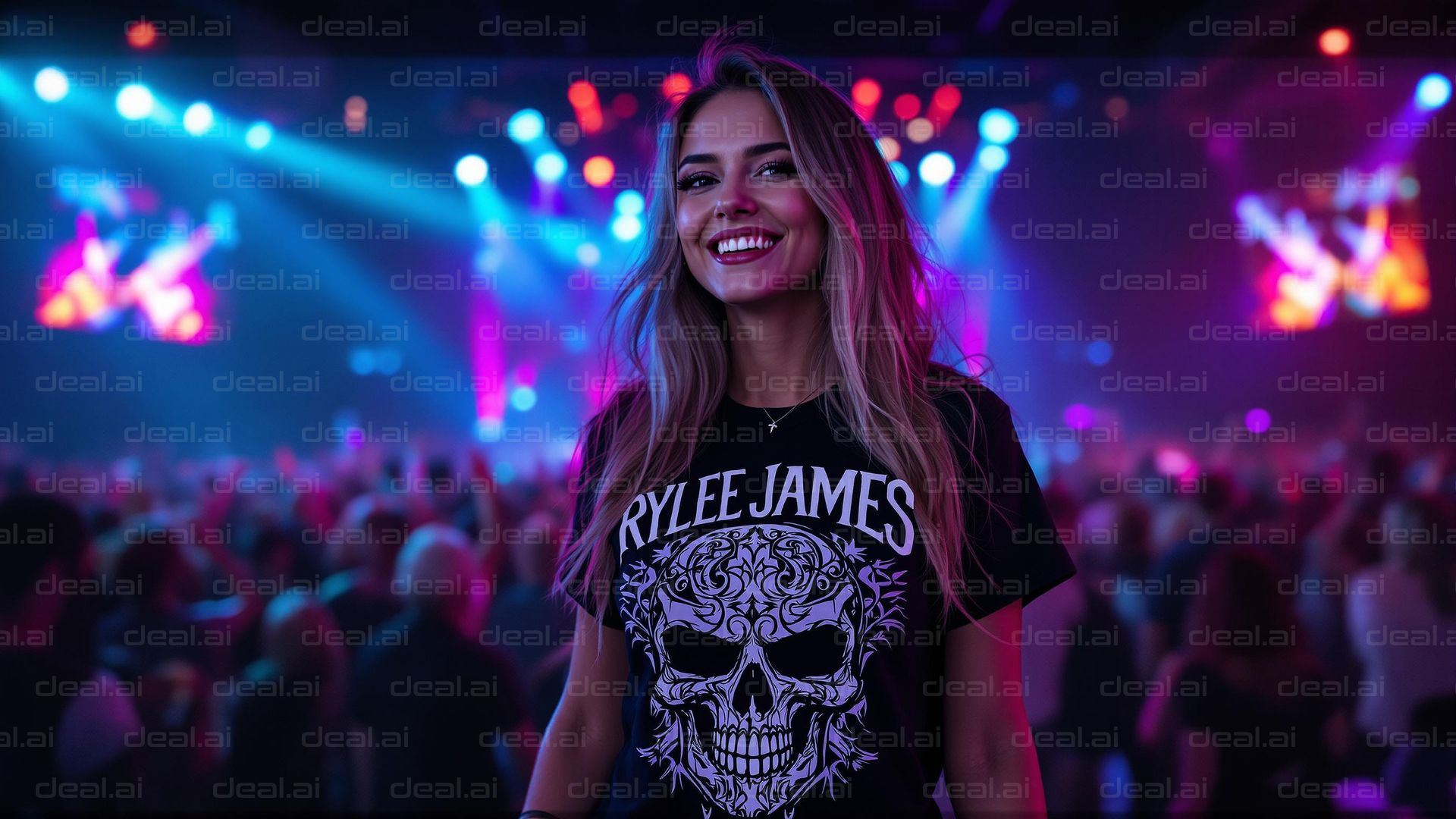 Concert Vibes: Bright Smiles