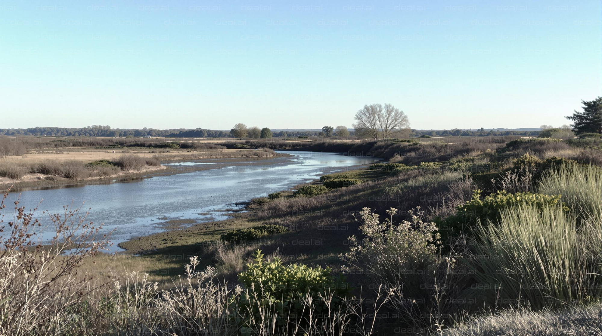 Serene River Landscape