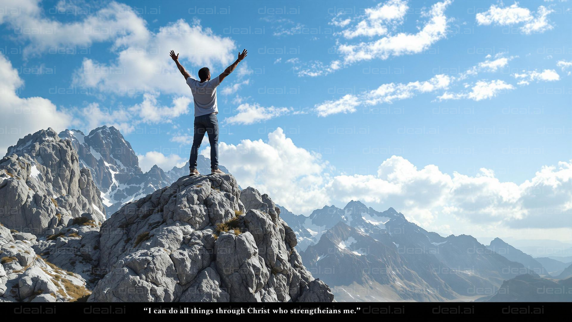 Victorious Mountain Pose