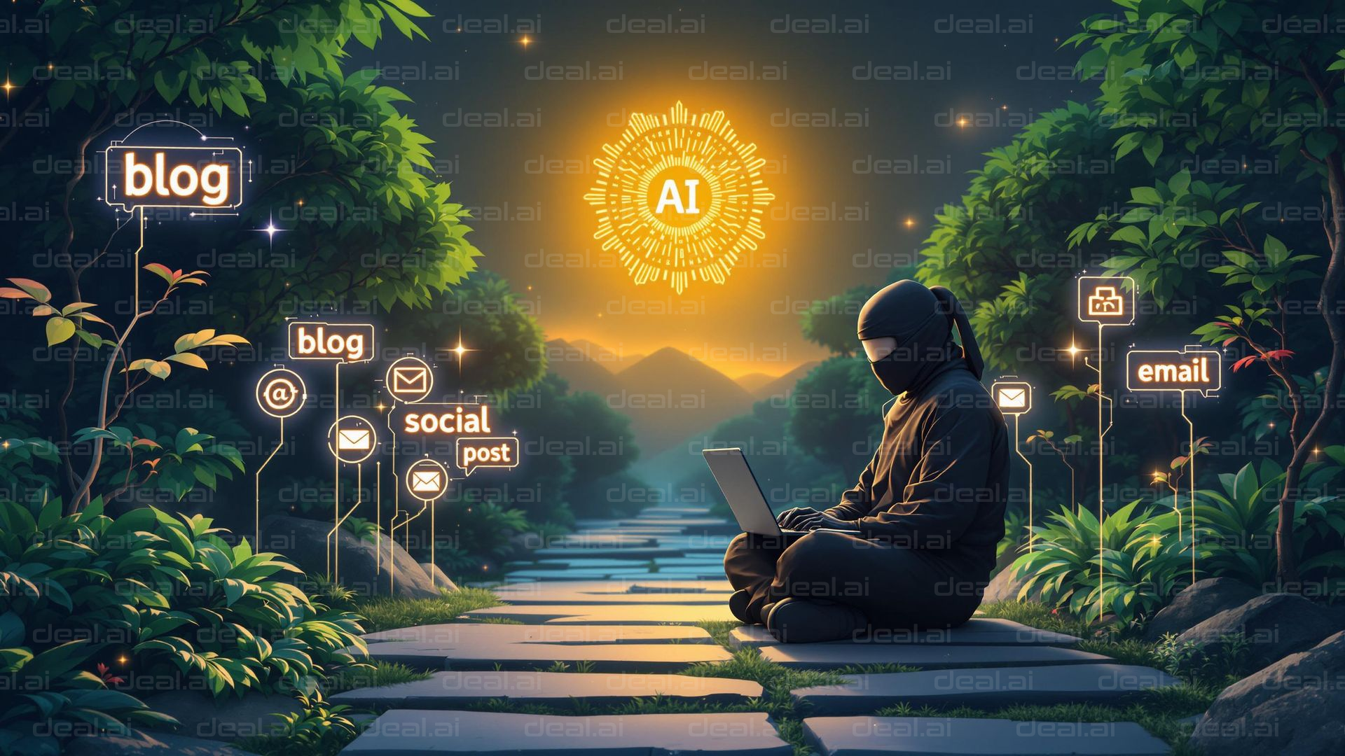 AI Content Creation Pathway