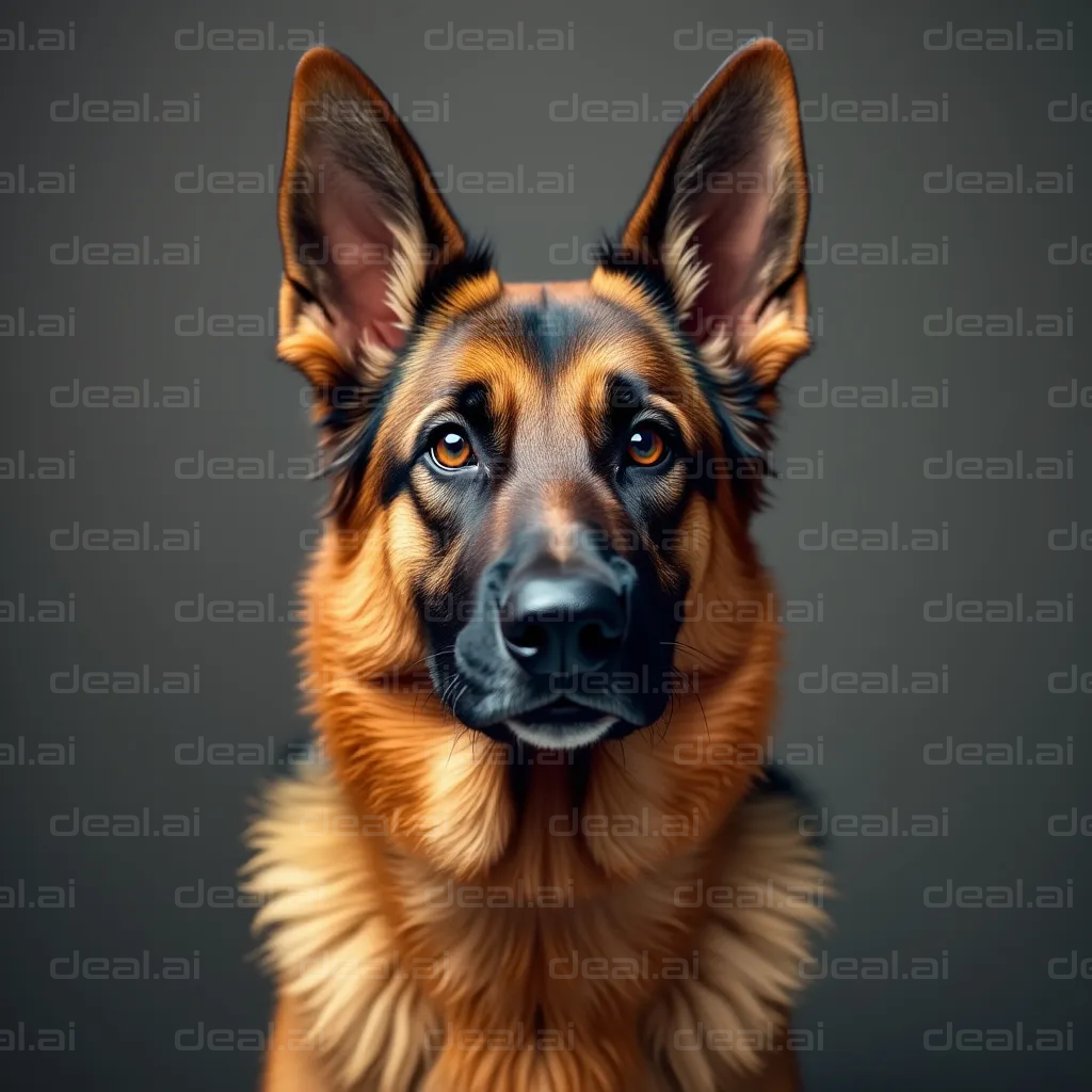"Majestic German Shepherd"