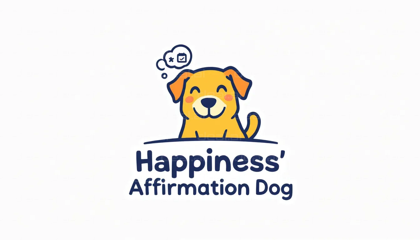 Affirmation Dog Logo Design