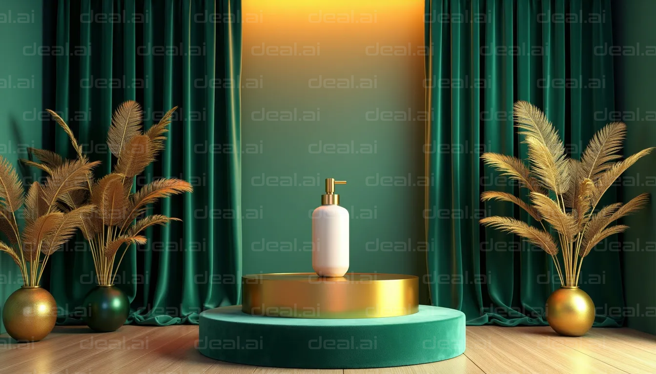 "Elegant Soap Display in Luxurious Setting"