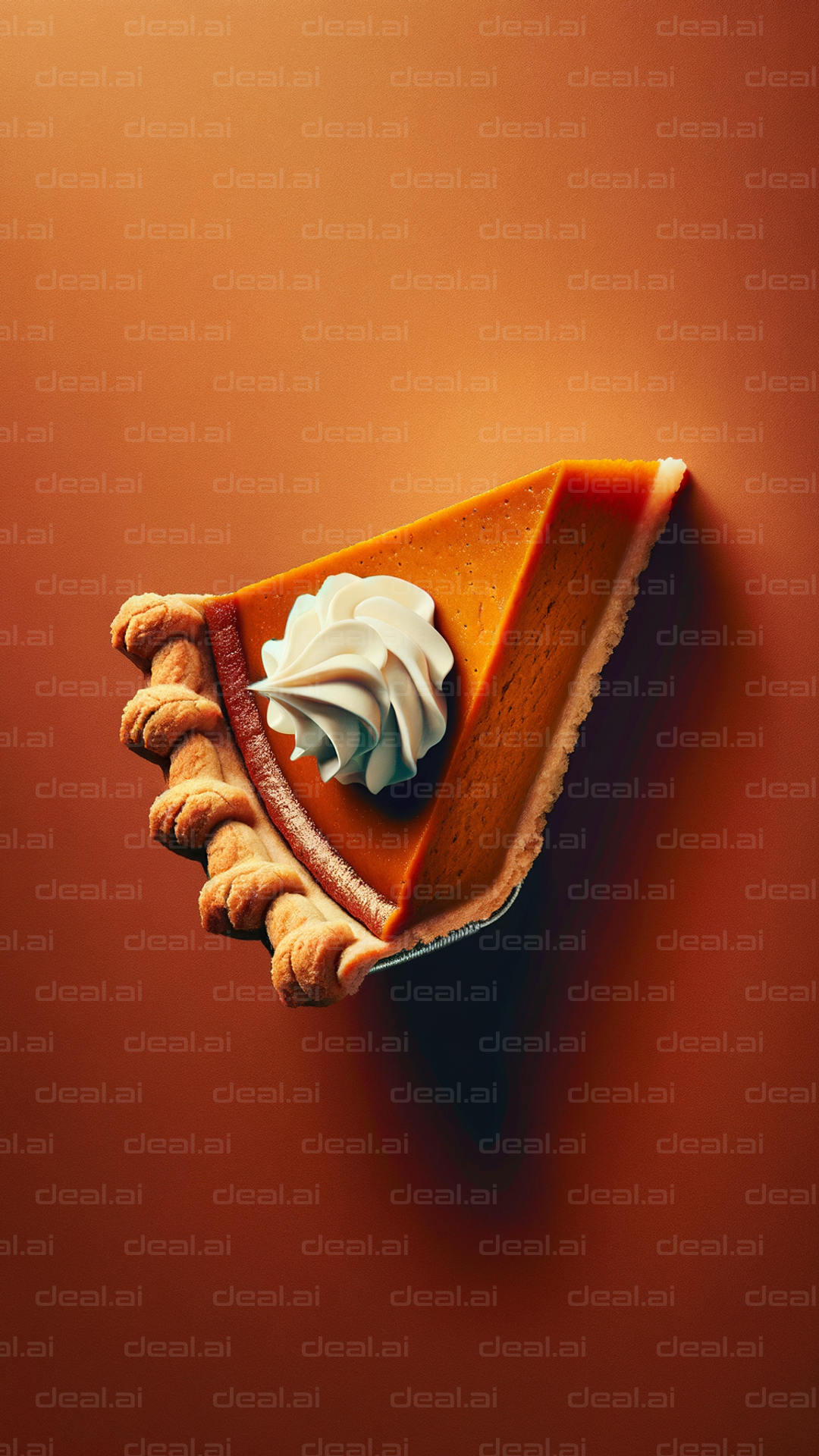 Pumpkin Pie with Whipped Cream