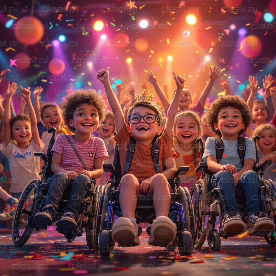 Joyful Celebration: Kids Partying Together