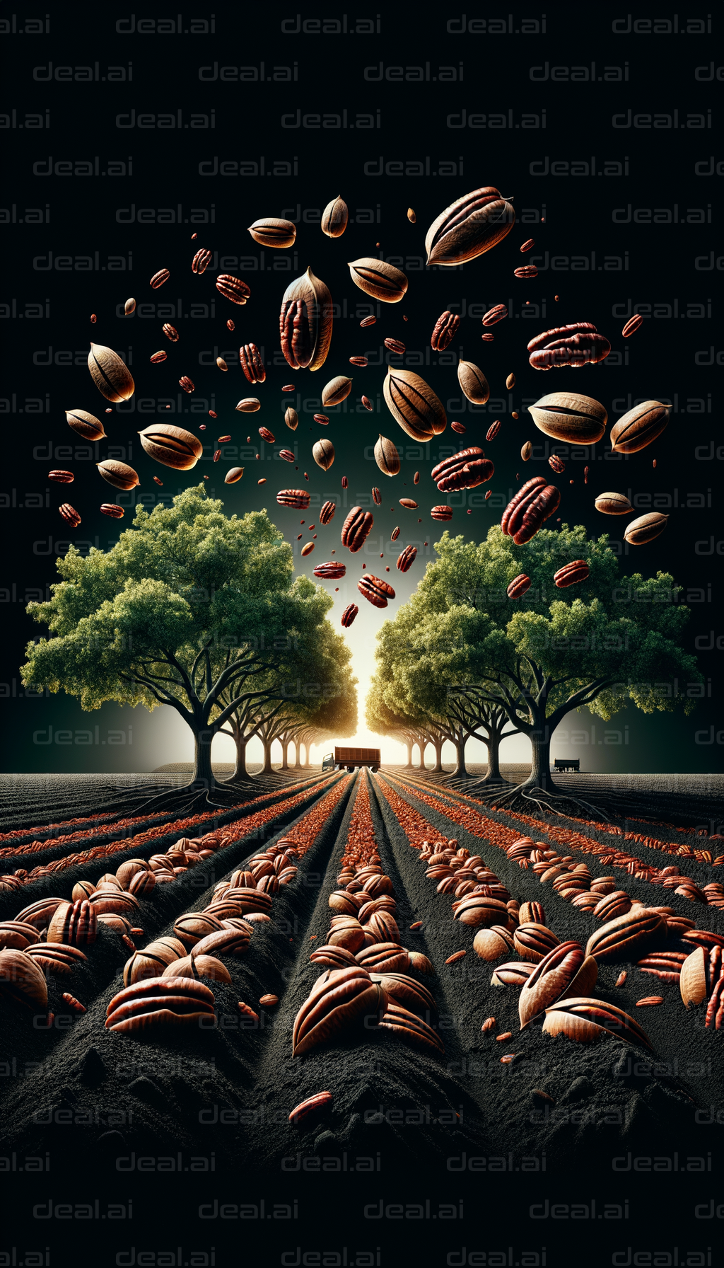 Harvesting Pecans: A Visual Delight