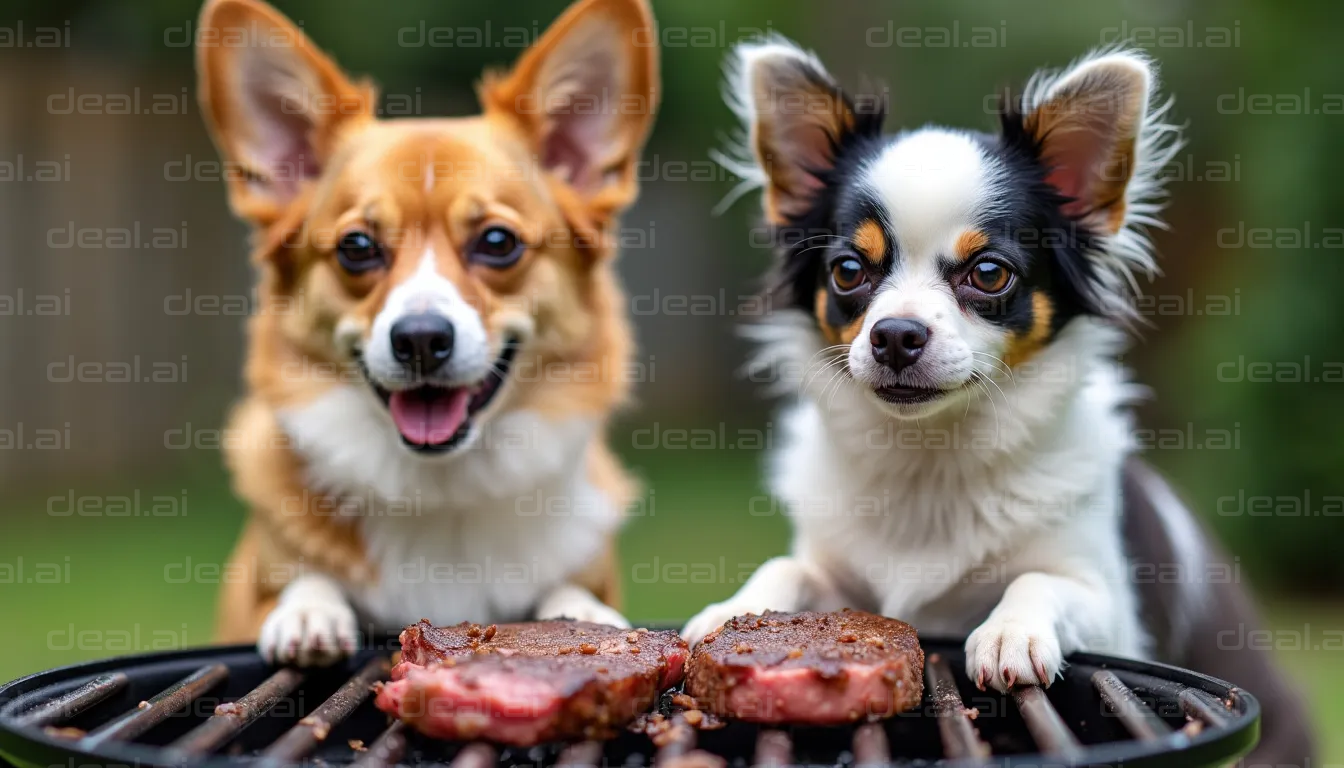 Grill Time with Pups!