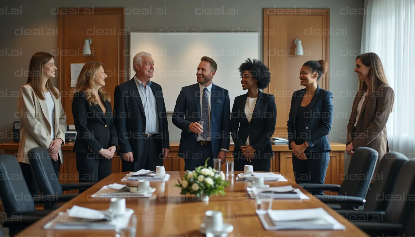 Business Team Meeting in Progress