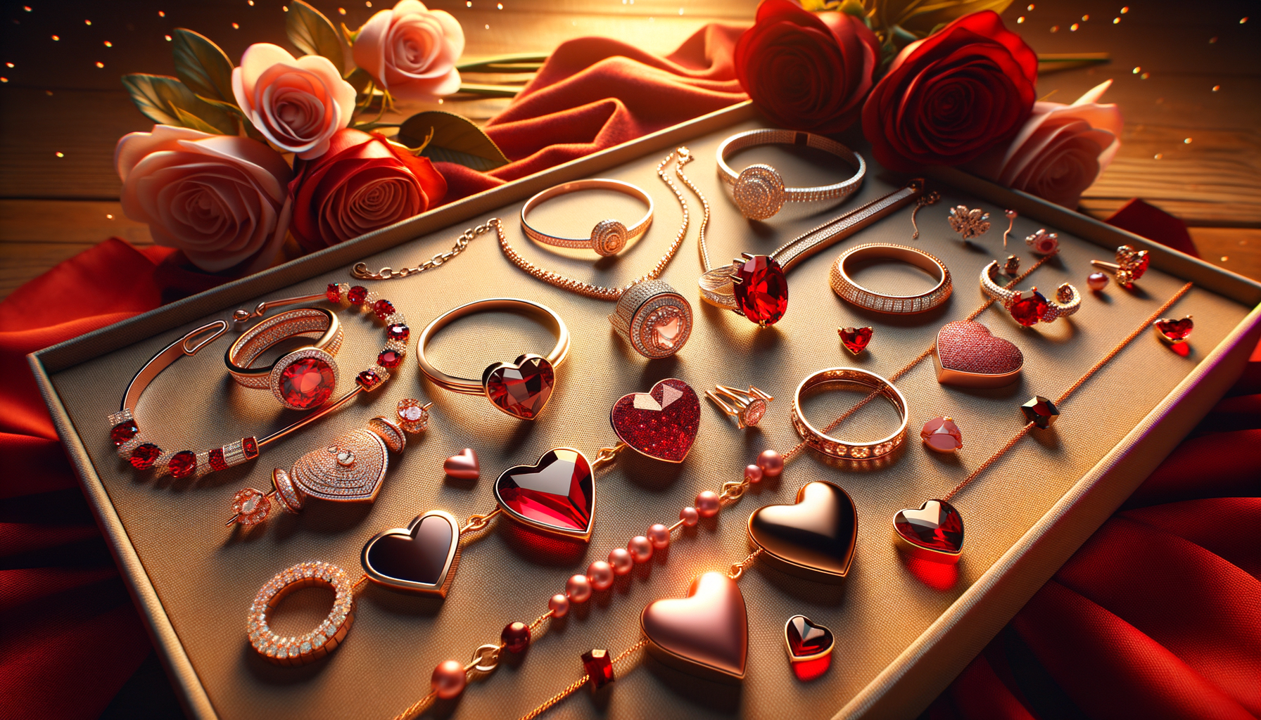 "Elegant Heart Jewelry Collection"