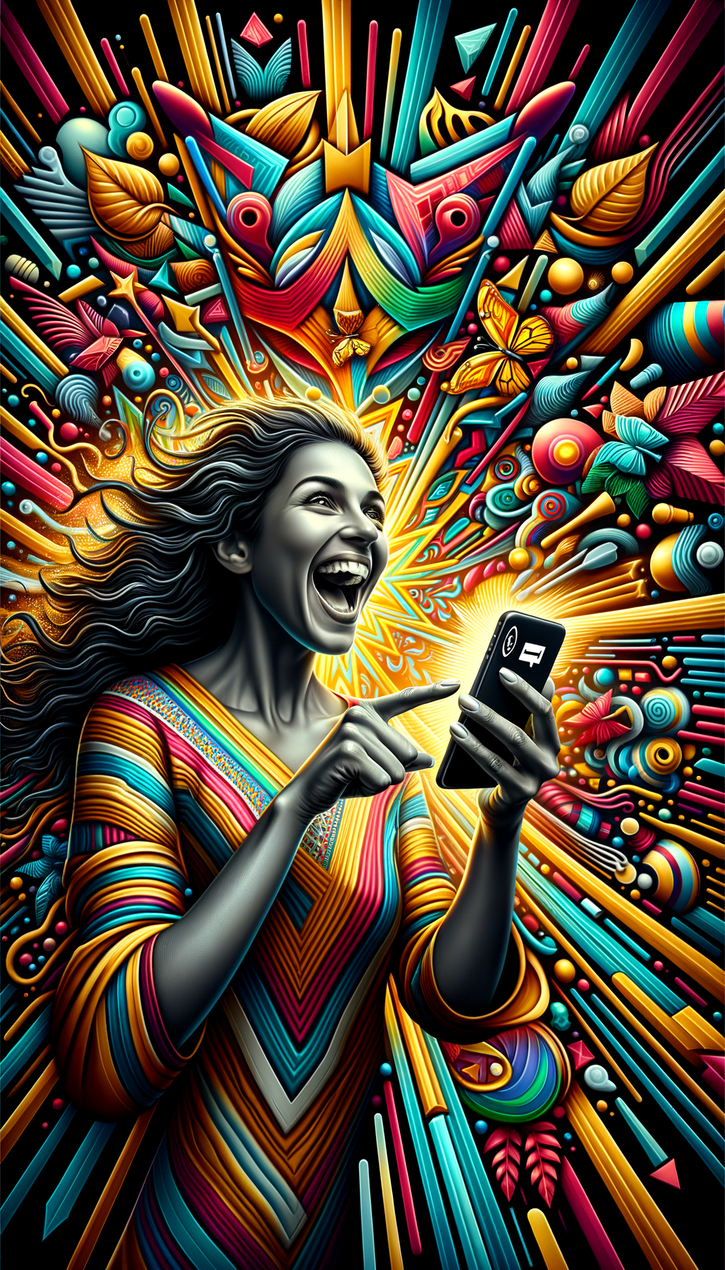 "Vibrant Digital Delight"