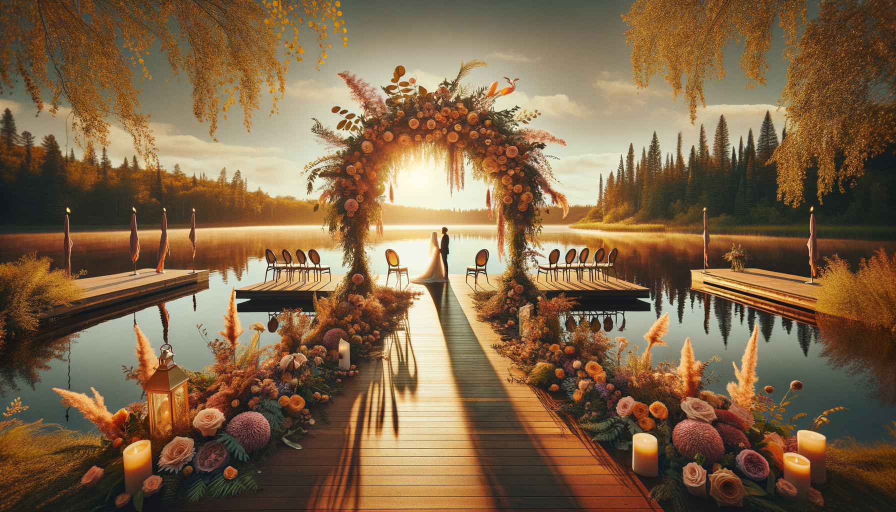 Magical Lakeside Wedding Ceremony