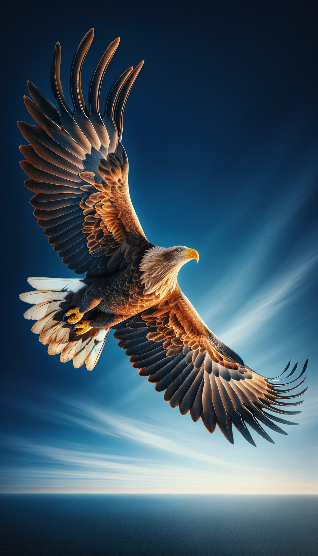 Majestic Eagle Soaring in the Sky