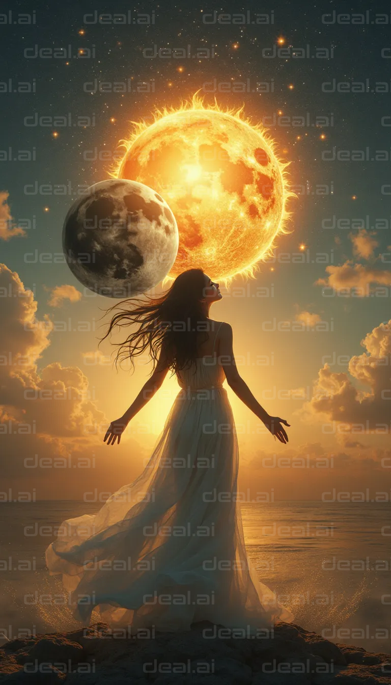 "Celestial Harmony at Sunset"