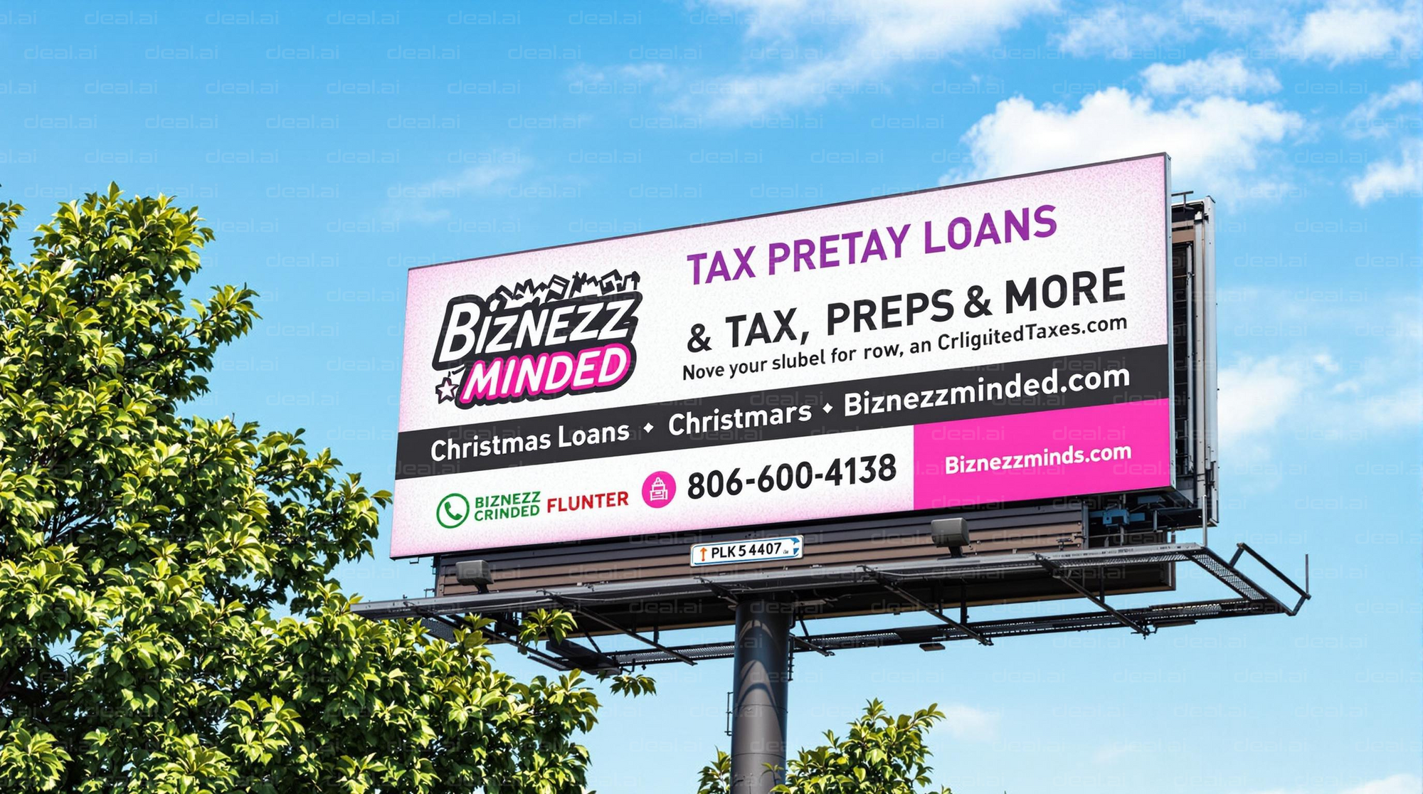 "Biznezz Minded Billboard Ad"