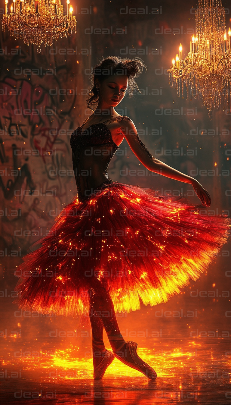 Fiery Ballet: Dance of Flames