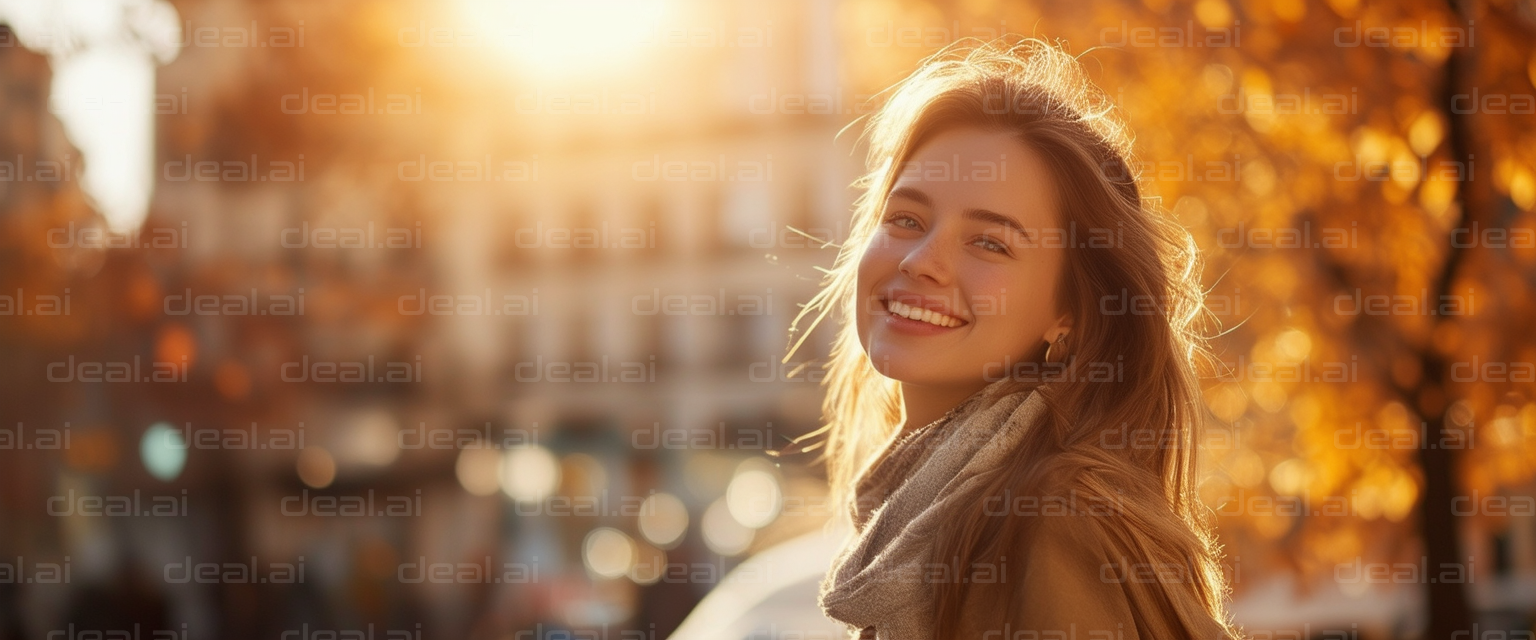 "Smiling in the Autumn Sunshine"