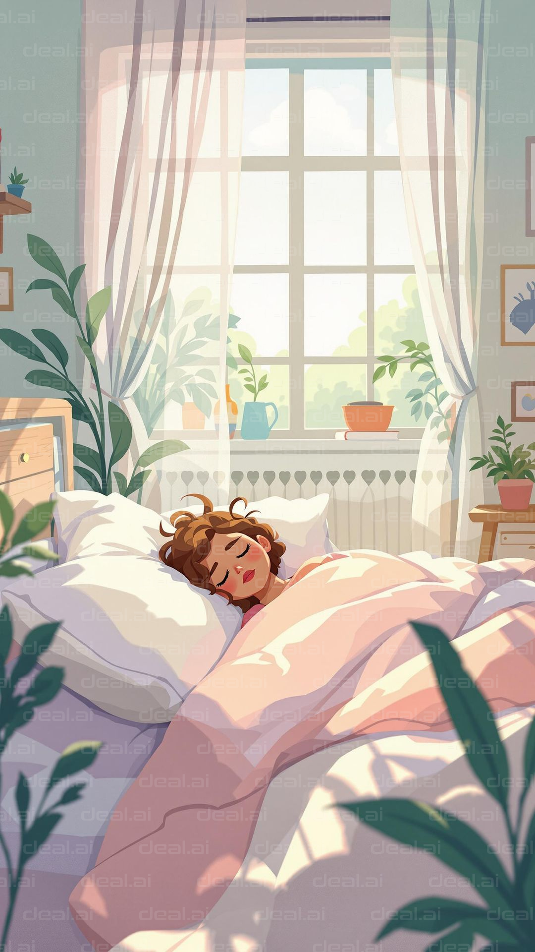 Sunlit Morning Slumber