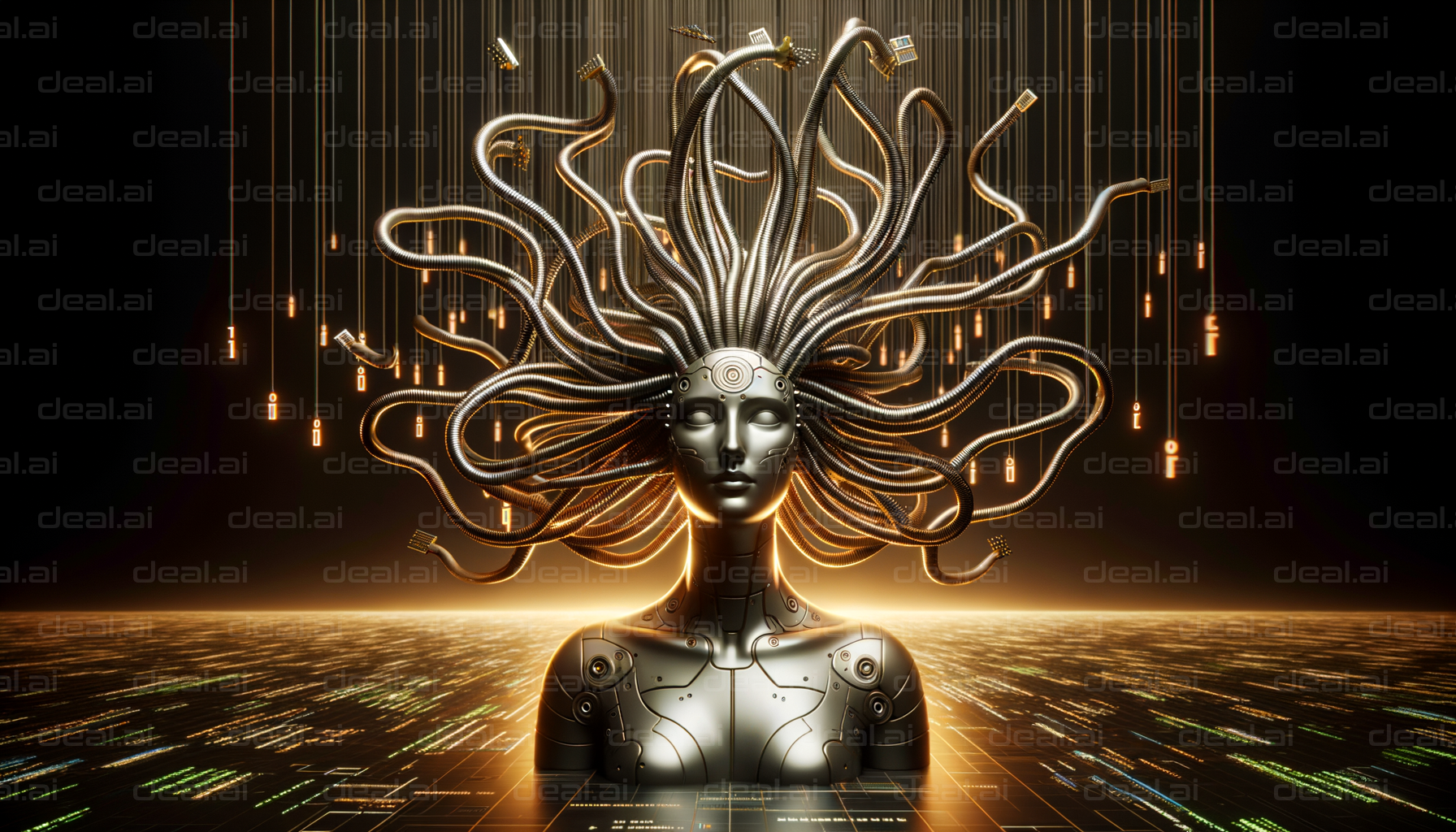 "AI Medusa: The Cybernetic Mind"