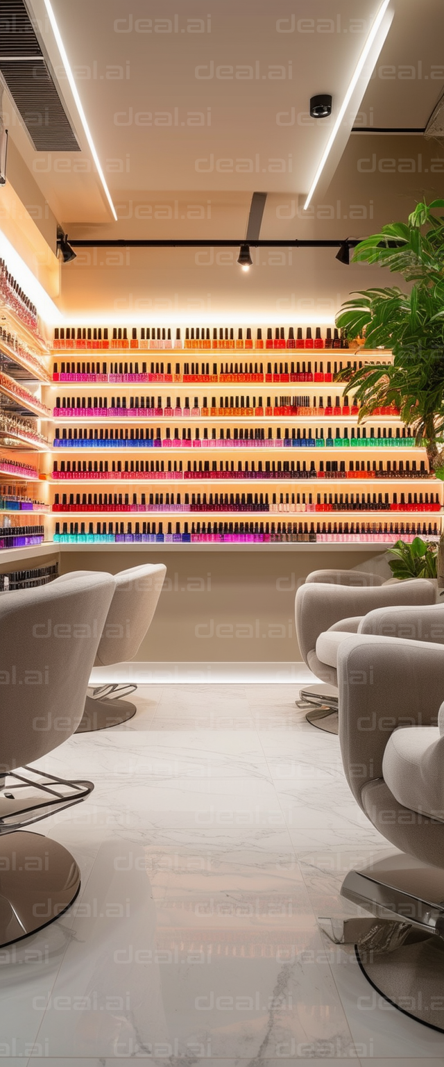 Nail Polish Heaven: A Wall of Color