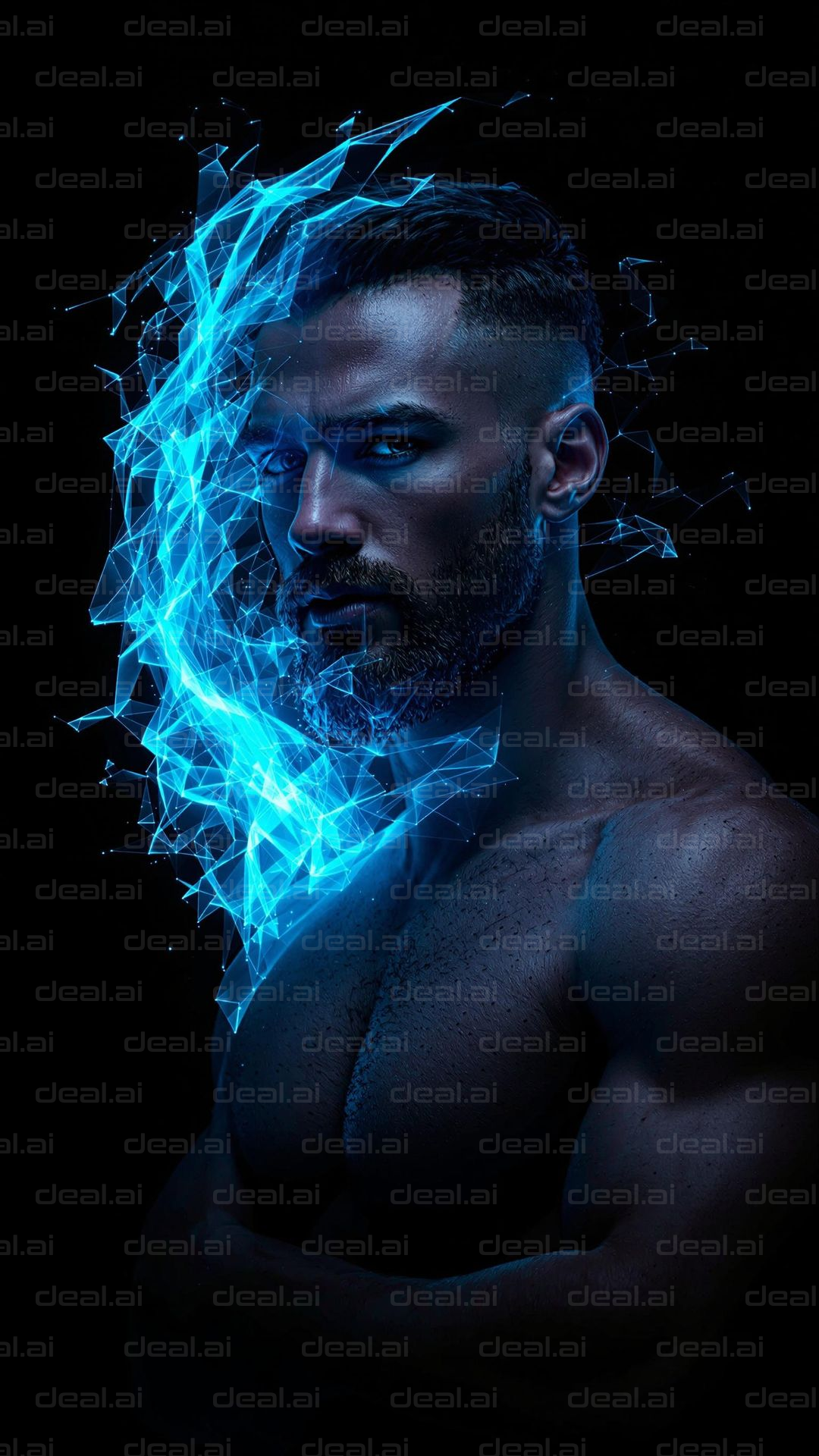 "Digital Aura Portrait"