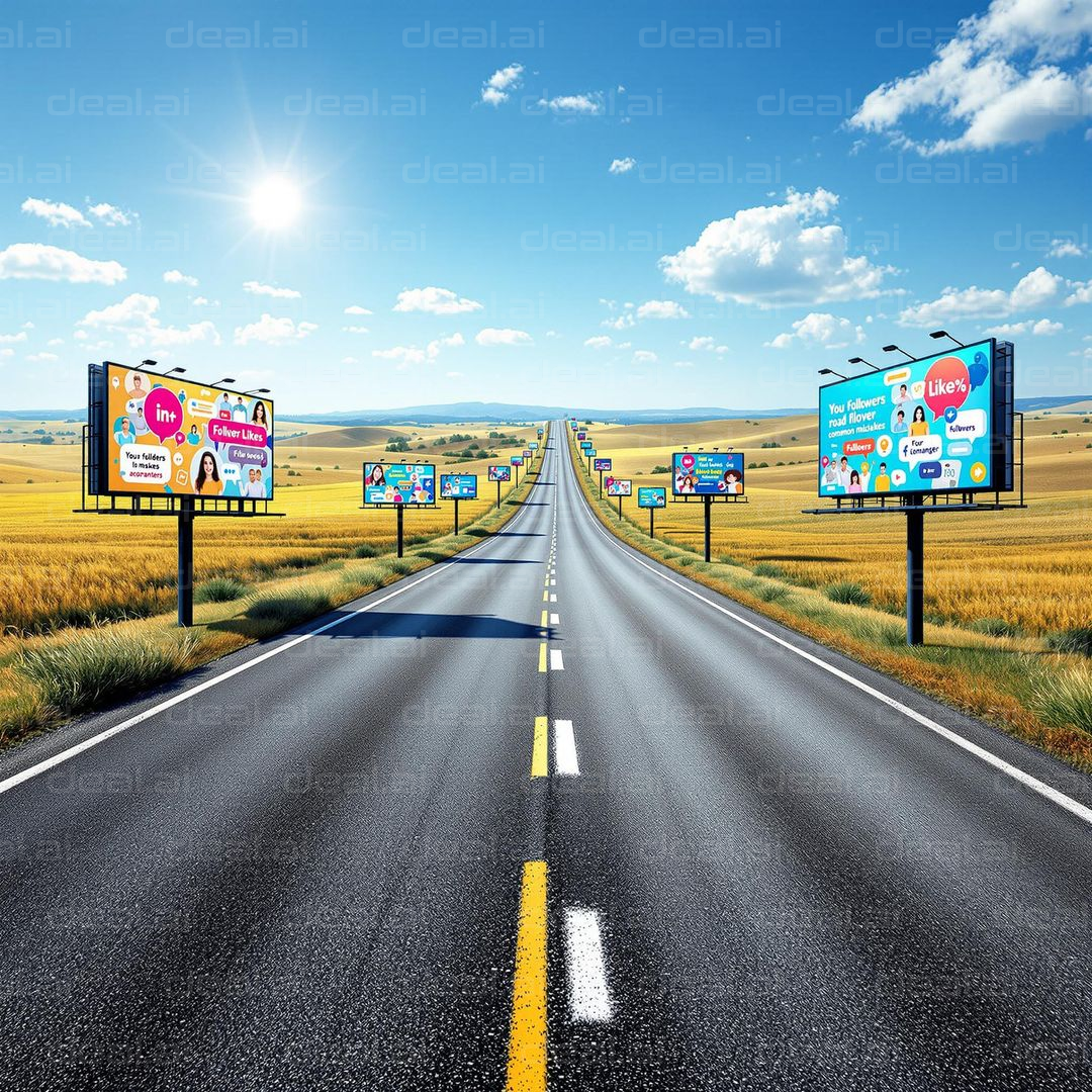 Billboards on Endless Highway