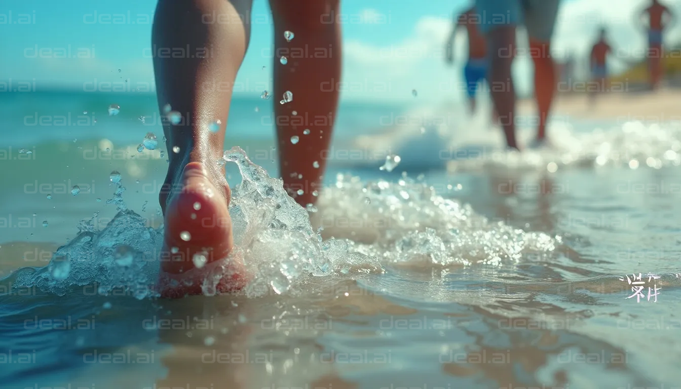Barefoot Adventure at the Beach