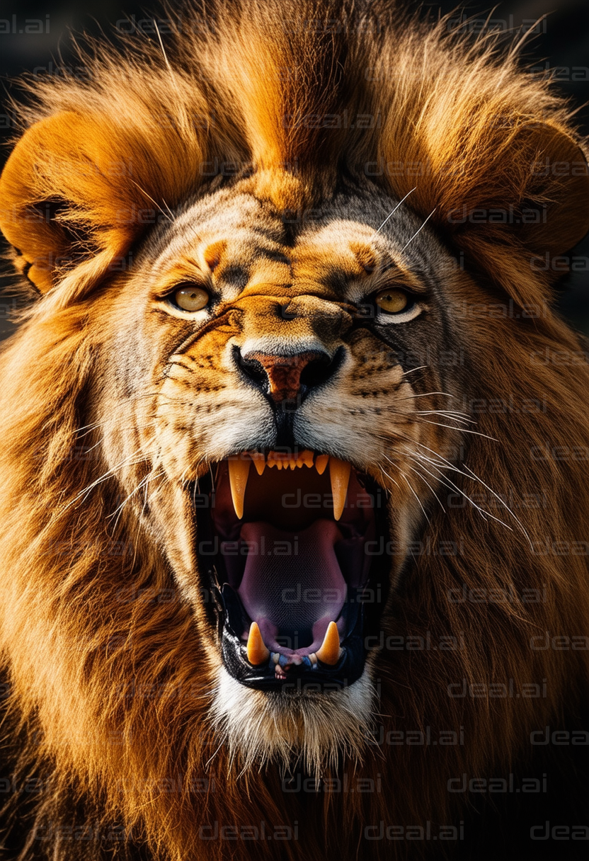 Roaring Lion Close-Up