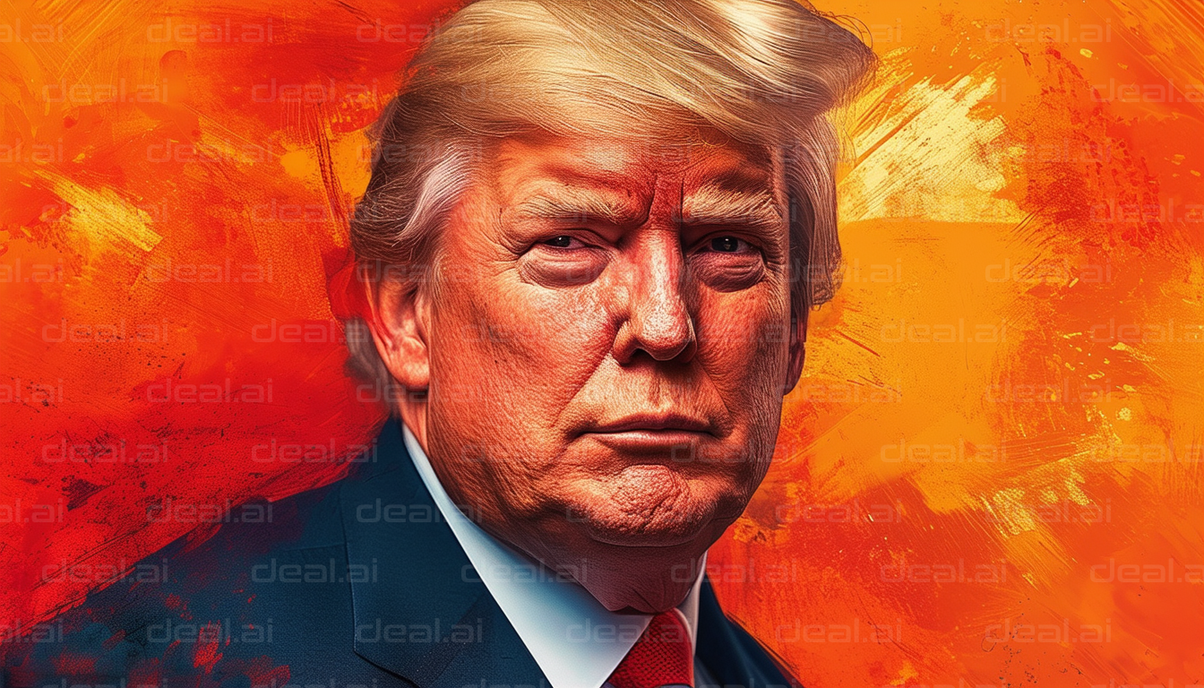 Fiery Portrait of a Leader