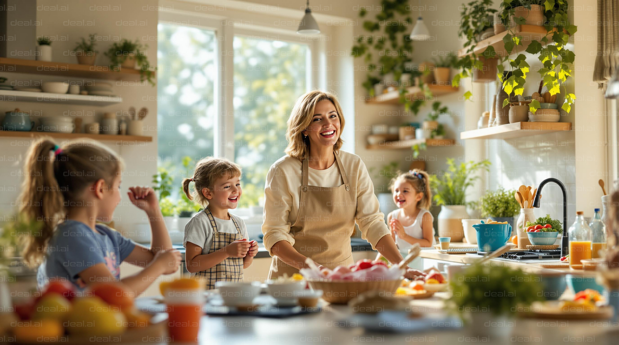 Family Cooking Fun in the Kitchen