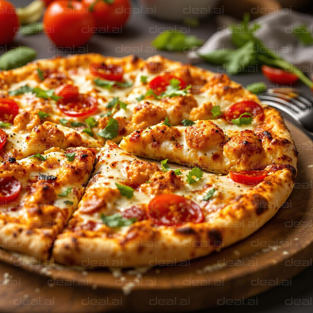 Cheesy Delight with Cherry Tomatoes