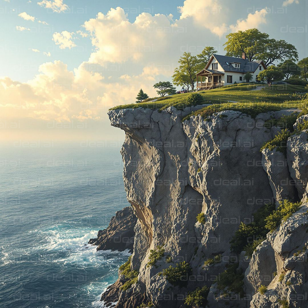 Cliffside Home Above the Sea