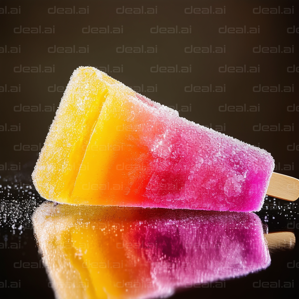 Colorful Frosty Popsicle Delight