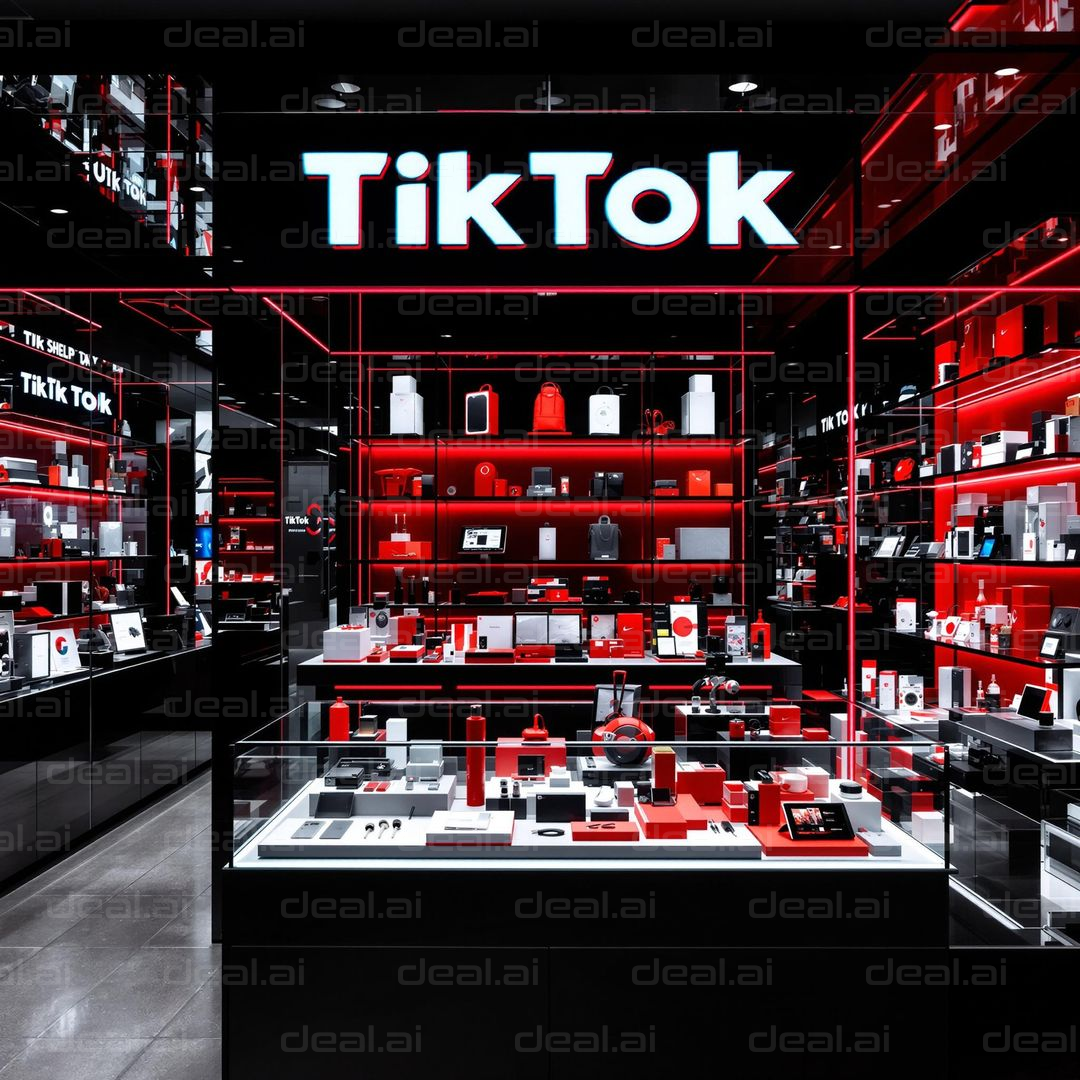 TikTok Pop-Up Store Interior