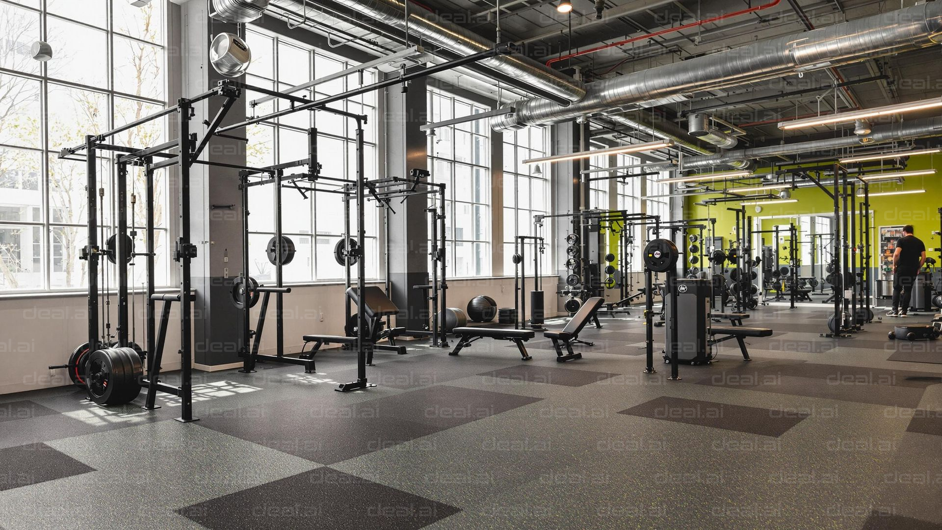 Modern Gym Interior View