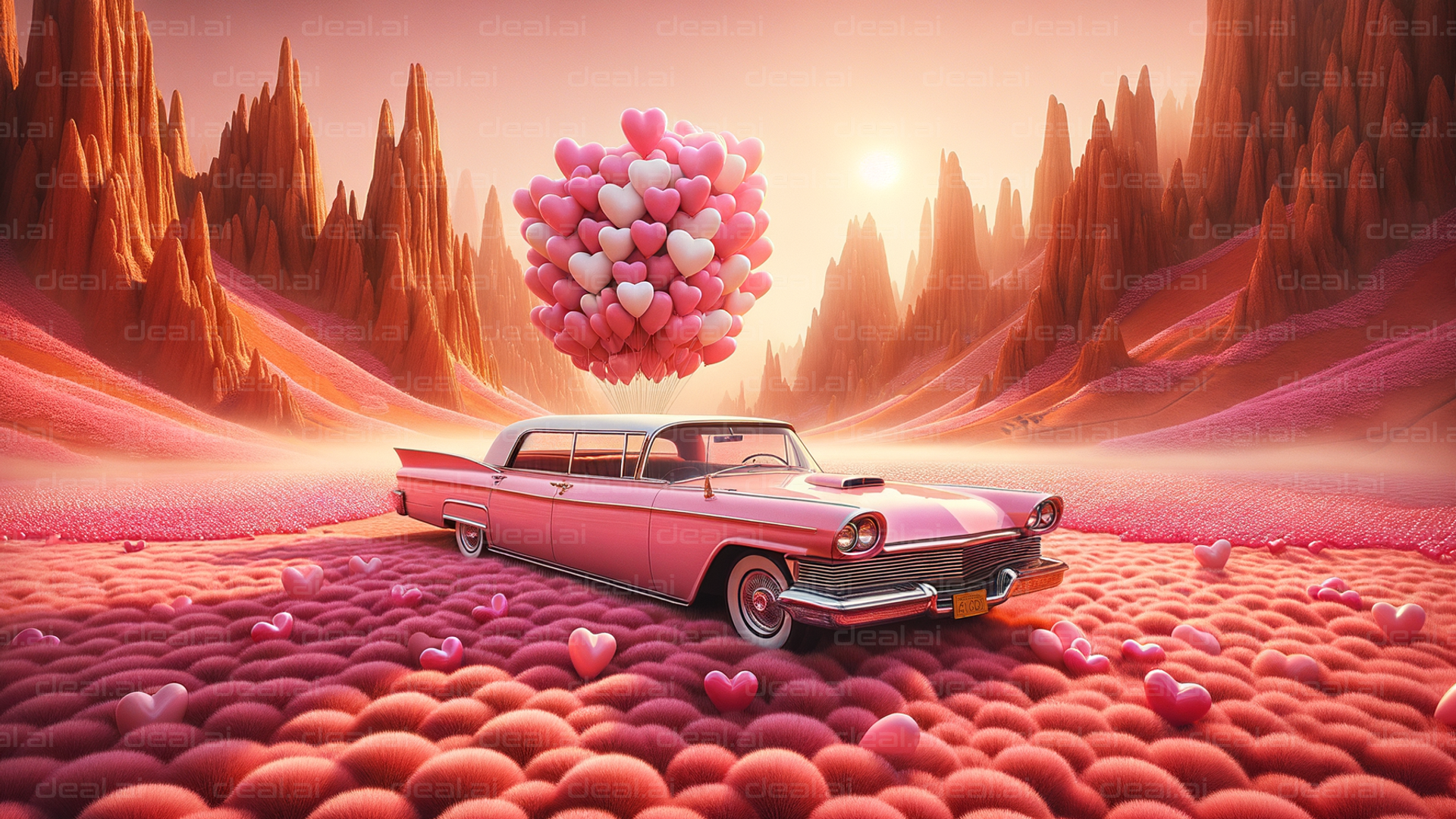 Retro Romance Dreamscape