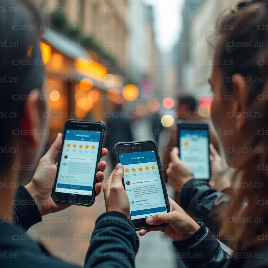 "Checking Reviews on the Go"