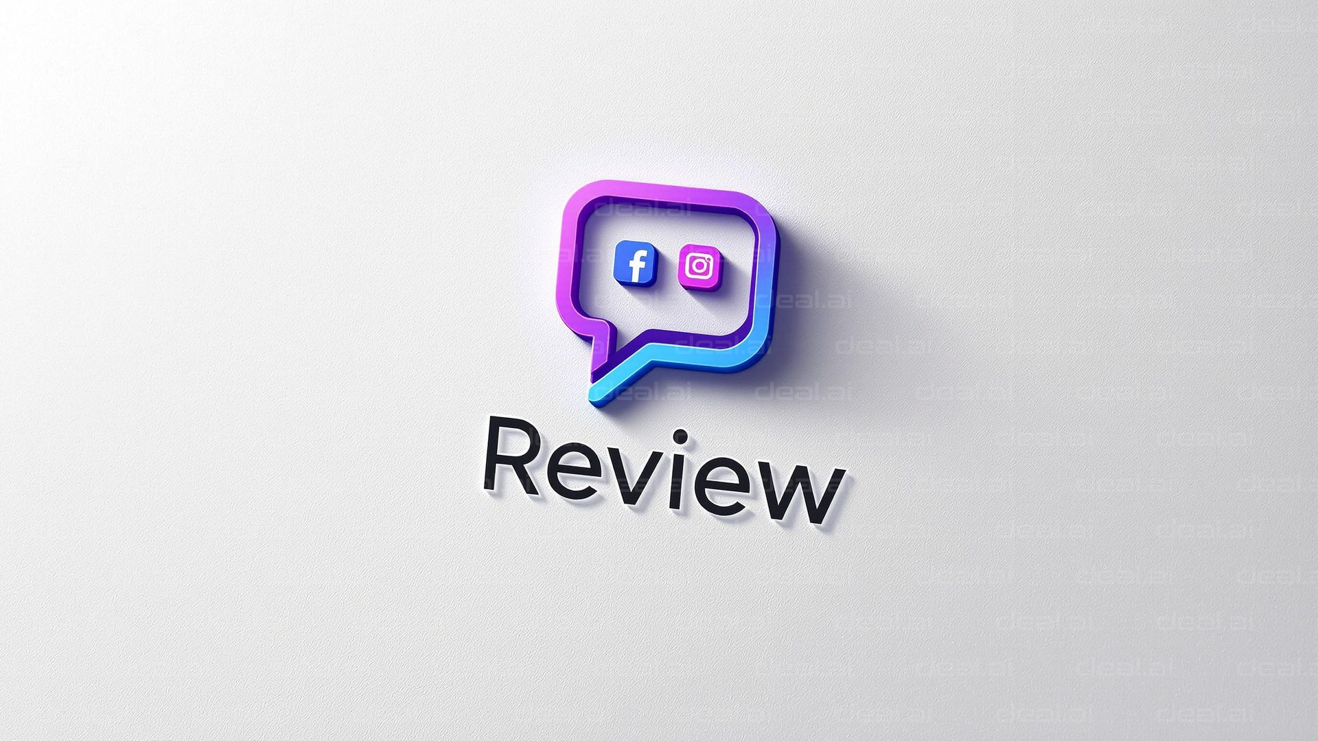 "Social Media Review Graphic"